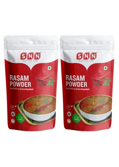 Indulge in Rich Flavor with SNN Foods' Rasam Powder Pack of 2