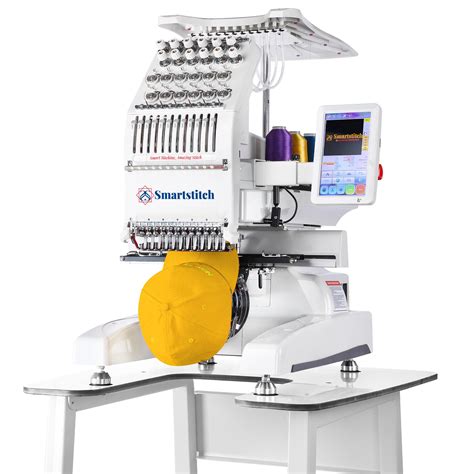 Amazon.com: Smartstitch S-1201 Compact Embroidery Machine with 12 Needles, 1200SPM Max Speed, 7 ...