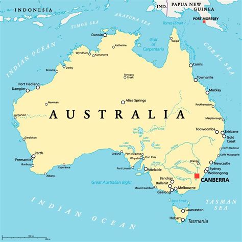 Australia Map, Australia Continent, Australia Country, Port Hedland, Sea Port, Sydney Map, Port ...