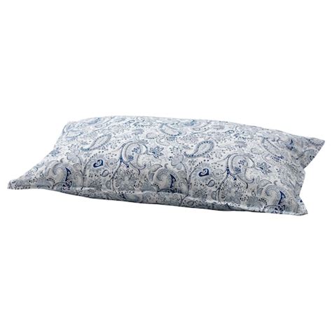 RODGERSIA pillowcase, blue/white, 50x80 cm (20x31") - IKEA