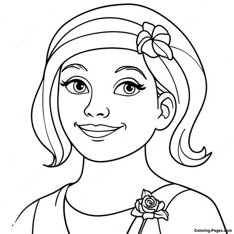 Moriah Elizabeth Fun Character Coloring Page | Coloring-Pages.com