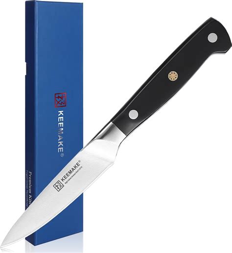 KEEMAKE Paring Knife 3.5 inch Small Kitchen Knife, Sharp Fruit Knife ...