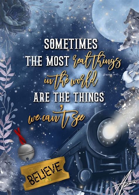 Express Train Bell Booksleeve - Etsy | Polar express quotes, Polar ...