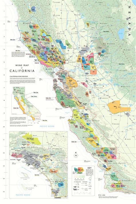 Map Of California Wine Regions