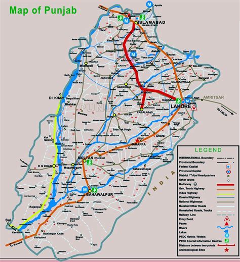 Pakistan Map The maps of Pakistan