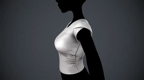 Female White T-Shirt Style 6 - FlippedNormals