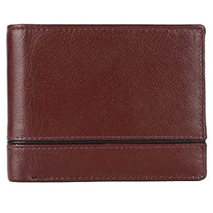 Buy Leather Junction Cognac Formal RFID Blocking Leather Wallet for Men ...