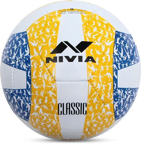 Buy Nivia Classic Rubber Volleyball (Size: 4) Yellow, Ideal for ...