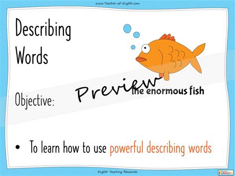 Image result for Using Describing Words