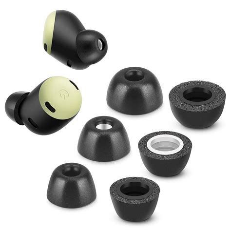 Memory Foam Tips for Google Pixel Buds Pro, Anti-Slip Replacement Ear ...