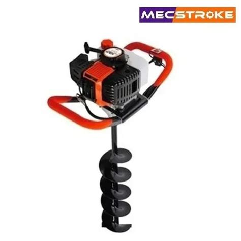 Mecstroke Heavy Duty 52CC 2 Stroke Petrol Post Hole Earth Digger ...