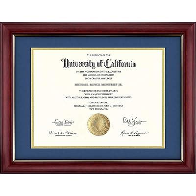 MEMORABLLE Memories Worth Framing Premium Wood Diploma Frame - UV ...