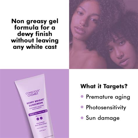 Foxy.in : Buy Conscious Chemist Berry Bright Sunscreen | SPF 50 PA ...
