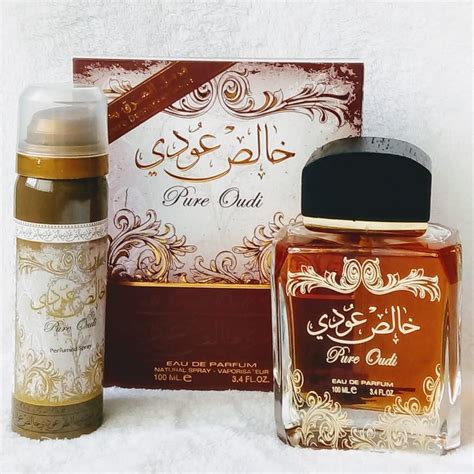 Buy Lattafa Pure Oudi (Khalis Oudi) 2 Piece Set for Unisex (3.4 Ounce ...