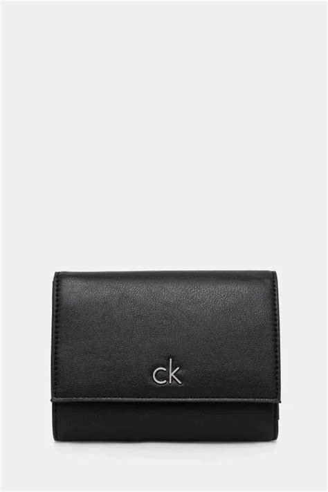 Calvin Klein portfel damski kolor czarny K60K612851 | Answear.com