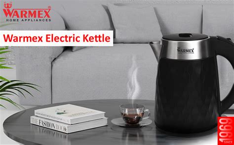 Warmex Double Wall Electric Kettle for Hot Water with 1.8 Ltr | 304 ...