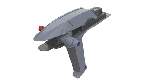 Star Trek Into Darkness Phaser - 3D Model by MakerLab