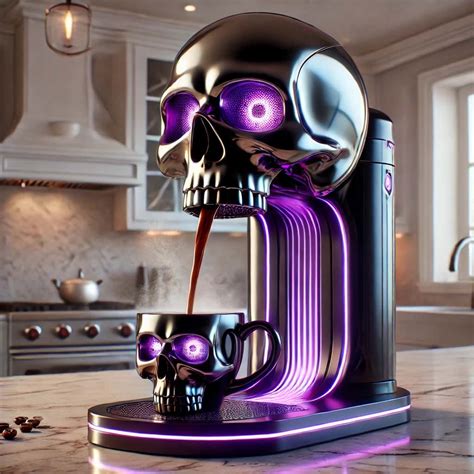 Skull Coffee Machines: Gothic Aesthetics Meets High-Tech Brewing