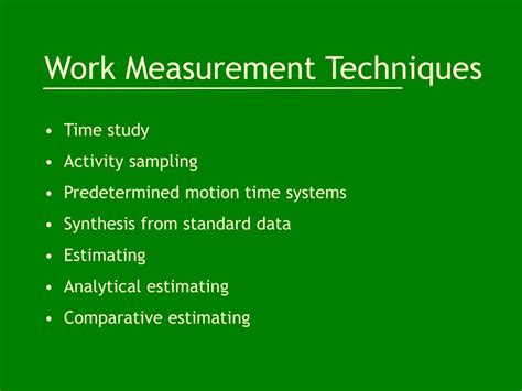 Work Measurement Examples 的图像结果