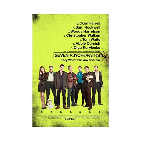 Seven Psychopaths Movie Poster