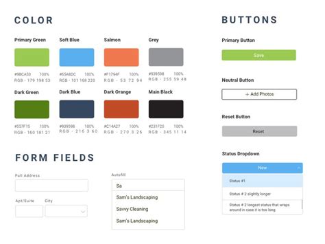 Image result for GUI Button Color Schemes