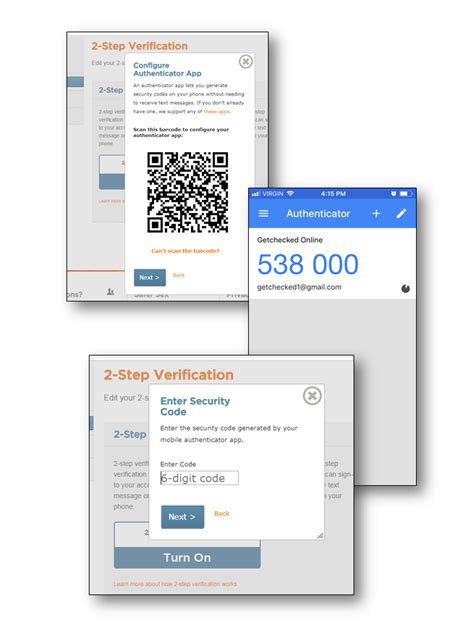 Image result for 2 Step Verification Authenticator App QR Code
