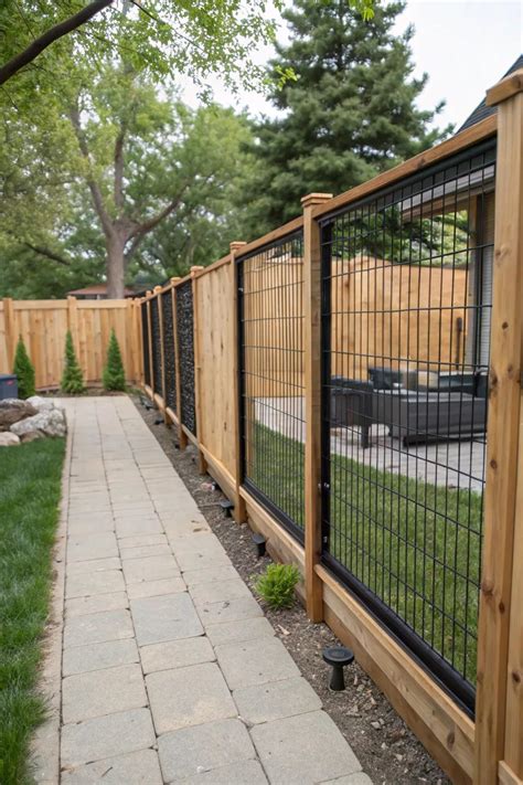 17+ Stylish Black Hog Wire Fence Ideas