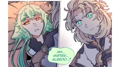 True Love's Kiss - an Albedo x Sucrose (Alberose) Genshin Impact Comic ...