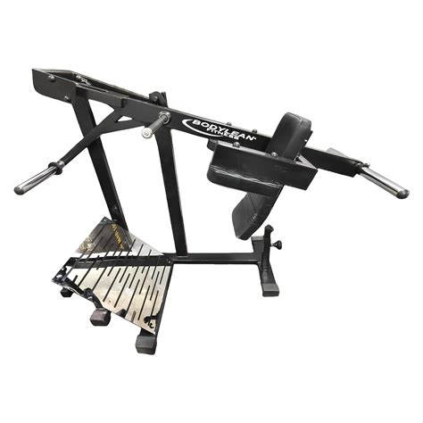 Bodylean Chrome Plate-Loaded Pendulum Squat Machine Leg Press hack ...