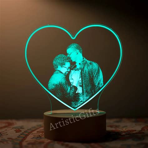 Light Up Heart Photo Lamp – Artistic Gifts