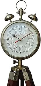 AHSKY TIME Instruments Tripod Antique Wooden Clock Standind 28 inches ...