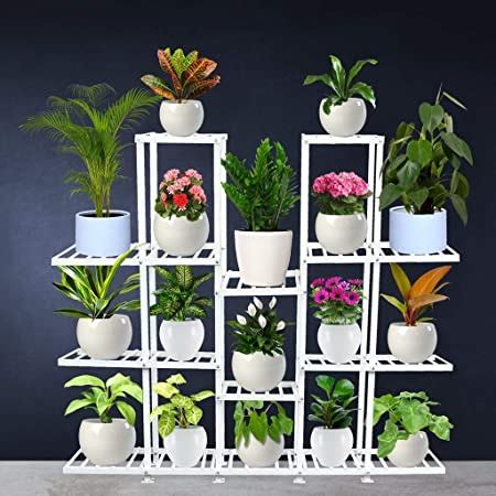 TrustBasket Orian Plant Stand (Black) | Premium Strong and Durable ...