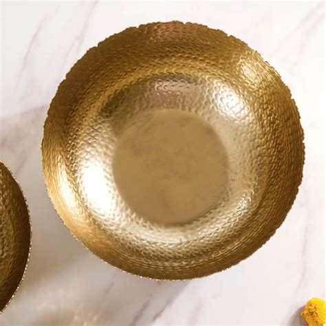 Decorative Urli Bowl Gold Set Of 3 Online - Premium Urli | Nestasia