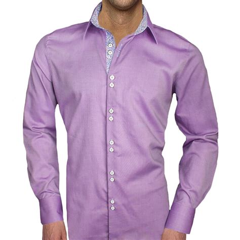 Light Purple Men's Designer Dress Shirt - Made to Order in USA - Etsy