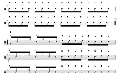 Image result for Sticking Pattern Drum Lesson