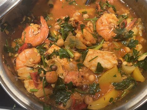 Spanish Seafood Stew - Simply Natural Gourmet Cookbook