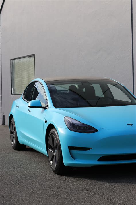 Tesla Model S Light Blue