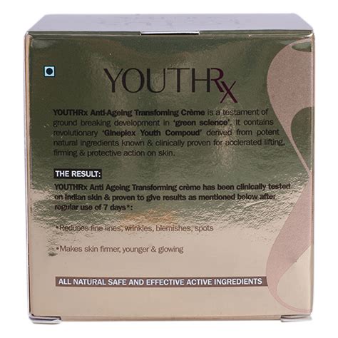 Lotus Herbals YouthRx Anti-Ageing Transforming Cream, 50 gm Price, Uses ...
