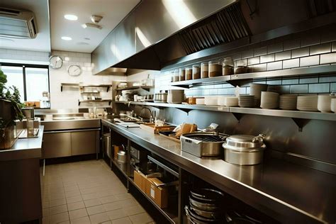 Clean Restaurant Kitchen 的图像结果