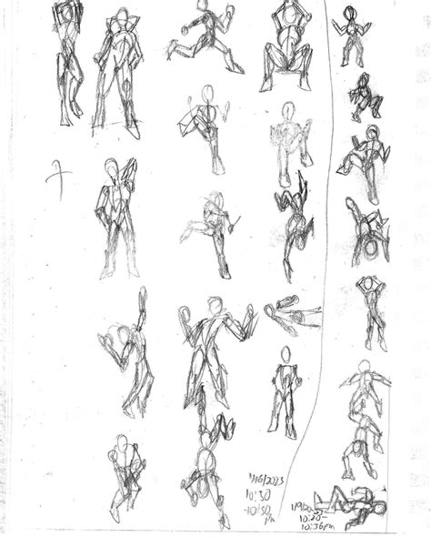 Spider Man Drawing Poses