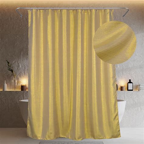 Amazon.com: Popkozzi Gold Shower Curtains for Bathroom: 78 Inch Glitter ...