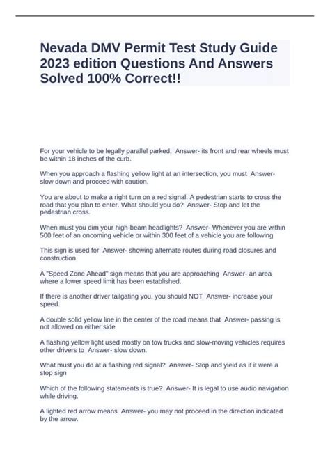 Image result for DMV Nevada CDL Practice Walkthrough Guide