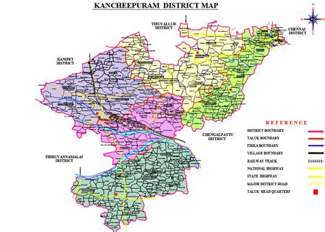 District Map | DMFT - TN Kanchi
