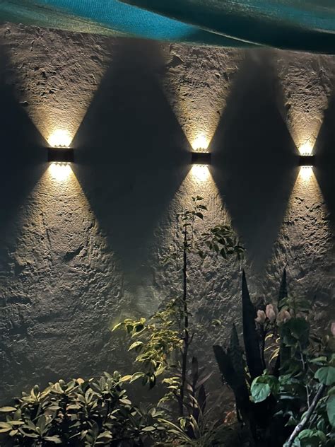 ASLIDECOR Acrylonitrile Butadiene Styrene Solar Wall Lights Up And Down ...