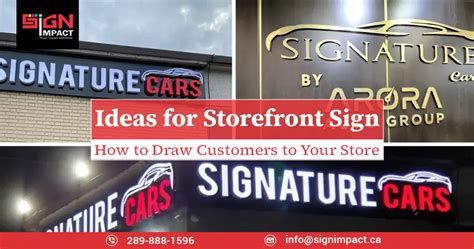 Ideas for Storefront Sign: How to Draw Customers to Your Store - Sign ...