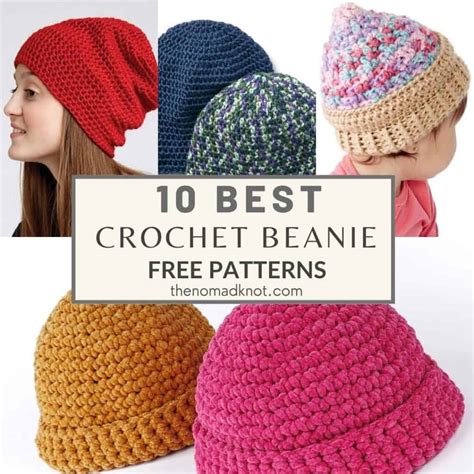 10 Free Crochet Beanie Patterns to Keep You Warm and Stylish ⋆ The ...