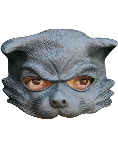 Black Cat Half Mask | Cat Mask online purchase | Horror-Shop.com