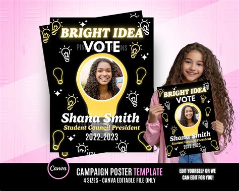 Student Council Secretary Poster Ideas