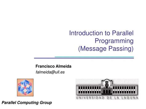 Image result for Message Passing Parallel Programming