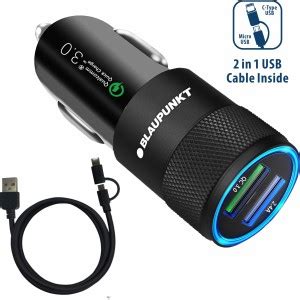 Blaupunkt 27 W Qualcomm 3.0 Turbo Car Charger Price in India - Buy ...